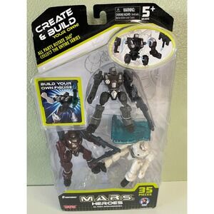 M.A.R.S Heroes Parts Interchangeable Create & Build Robot Action Figures Set New